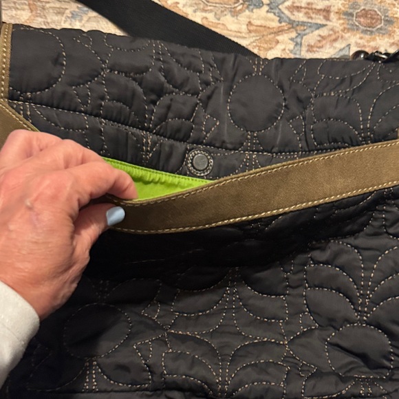 Fossil key quilted laptop bag - Picture 6 of 7